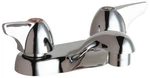 Chicago Faucets Deck-mounted Manual W/ 4" Centers WWG802-VE66-1000AB. Fixed Price $79.49.
