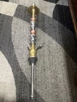 30" Traditional Egyptian Brass Hookah Stem Gold Finish Large. Fixed Price $40.00.