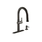 Kohler Canada Pull-down Kitchen Faucet W/ Soap/lotion Dispenser. Fixed Price $579.58.