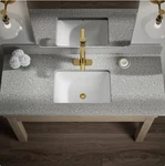 Kohler Cordate Single-handle Bathroom Faucet Gold. Fixed Price $49.00.