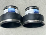 2 Pcs Everflow Flexible Coupling 6"/4" For Cast Iron, Plastic, Steel Pipes. Fixed Price $37.80.