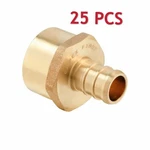 Efeild 25 Pcs Efield 1/2" Pex Female Npt Adapter Brass Crimp Fittings. Fixed Price $35.99.