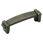 Amerock BP4426-R3 Rustic Brass 3"CC Etched Cabinet Bar Pull Forgings. Fixed Price $10.45.