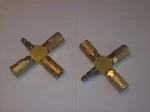 2 Calhawk 3-WAY Air Hose Manifolds Brass Quick Couplers. Fixed Price $21.99.