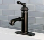 Kingston Brass KS7415ACL American Classic Hole Bathroom - Oiled Rubbedbronze. Fixed Price $75.00.