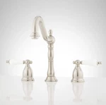 Signature Hardware 329435 - Bathroom Sink Faucet Polished Nickel. Fixed Price $279.99.