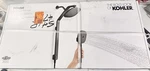 Kohler Bar Shower Kit 4SPRAY Pattern Square Head Wallmount Matteblack Combo. Fixed Price $207.17.