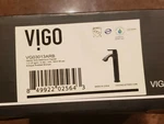 Vigo Linus Bathroom Vessel Faucet Antique Rubbed Bronze With Pop Up. Fixed Price $64.75.