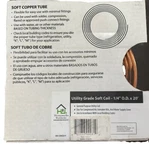 Homewerks CU04020 0.25 In. X Ft. Utility Grade Copper Tube. Fixed Price $35.00.