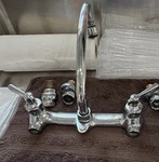 Chicago Faucet-wall Mount 540-LDL9HFAB Service Sink. Fixed Price $89.00.
