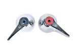 Chicago Single Wing Faucet Set Hot And Cold 1000-PRJKCP Nos. Fixed Price $25.19.