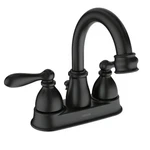 Moen WS84667BL Caldwell Matte Black 2-HANDLE High-arc Bathroom Faucet Brand New. Fixed Price $118.66.