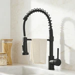 Kitchen Faucet With High Arc Spring Spout, Commercial Grade 304 Stainless Steel. Fixed Price $86.97.