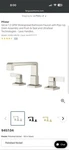 Pfister LG49-VRV1 Verve 1.2 Gpm Widespread Bathroom Faucet Nickel. Fixed Price $125.00.