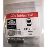 Smith-cooper 4632101010 Stainless Steel Lead-free Nipple Mpt X 1-1/2 In.. Fixed Price $8.60.