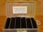 160 Pcs Pro-kit 4" Black Polyolefin 2:1 Heat Shrink Tubing Sizes, 1/16 -3/8. Fixed Price $15.00.