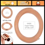 Goory Copper Tubing 3/4" Od X 10 Acr Refrigeration Hvac Soft Coil. Fixed Price $92.99.