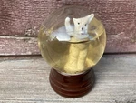 Antique Vintage Atlas Crystal Works White Polar Bear Water Snow Globe. Fixed Price $39.95.