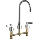 Chicago Faucets 786-E35-369ABCP Concealed Hot & Cold Water Sink. Fixed Price $348.42.
