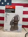 Everbilt HDSP50W 1/2 Hp Submersible Aluminum Sump Pump With Tethered Switch. Fixed Price $56.99.
