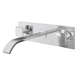 Vigo Titus Two Handle Wall Mount Bathroom Faucet In Brushed Nickel VG05002BN. Fixed Price $86.00.