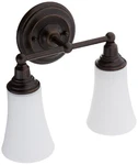Moen YB8262ORB Rothbury Double Globe Bath Light, Oil Rubbed Bronze. Fixed Price $224.24.