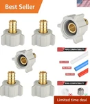 5-PIECE Brass Pex 1/2" Female Npt Swivel Adapter Set For Plumbing Projects. Fixed Price $25.19.