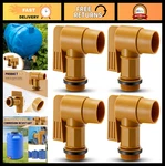 Cinnvoice 4 Pcs Polyethylene Drum Spigot With Epdm Gasket 2" Male Barrel Faucet. Fixed Price $96.99.