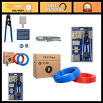 1/2" Pipe Plumbing Kit 200FT Pex-b Tubing, Brass Fittings, Cinch Tool & Cl. Fixed Price $194.99.