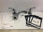 Open Box Kohler, Deck-mount Bath Faucet Trim, T10292-4-CP, Polished Chrome. Fixed Price $161.60.