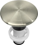 Brushed Nickel 972-098J Bathroom Sink Push & Seal Pop Up Drain Stopper Assembly,. Fixed Price $22.99.