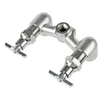 T&s Brass 0RK1 4" Wall Mount Mixing Control Valve W/ Loose Key T-handles. Fixed Price $112.00.
