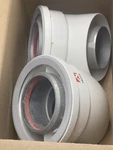 Ubbink 224050 45 Degree Plastic Vent Pipe Elbow Set Of New Fast Ship!. Fixed Price $62.35.