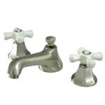 Kingston Brass Metropolitan Widespread Bathroom Faucet 8IN Adjustable Center. Fixed Price $318.95.