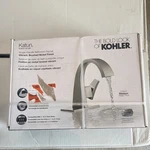 Kohler Katun Vibrant Brushed Nickel Bathroom Sink Faucet Lever Handle. Fixed Price $80.00.