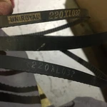 Lot New Uniroyal 220XL037 Timing Belt 1/5 Pitch 3/8" Wide 110 Teeth 22" Length. Fixed Price $18.69.