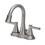 Oakbrook Led Bathroom Sink Faucet Two Handle Brushed Nickel. Fixed Price $79.99.