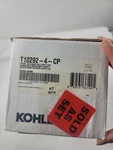 Kohler T10292-4-CP Double Handle Deck Mounted Tub Filler Polished Chrome Read. Fixed Price $107.11.