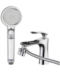 Jianan Sink Sprayer Hose 3-MODES High Pressure Filter Bathtub Shower Rinser 6.5. Fixed Price $15.00.