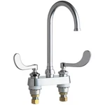 Chicago WWG894-317GN2FCAB Gooseneck Kitchen/bathroom Faucet, 4" Mount. Fixed Price $250.00.