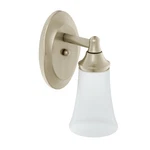 Moen YB2861BN Brushed Nickel One Globe Bath Light. Fixed Price $137.00.