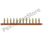 Port 1/2" Pex Manifold W/ Valves By Sioux Chief 672XV1210 Sweat (r). Fixed Price $316.46.