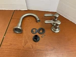 Kohler K-R76257-4D-BN 8" Faucet 1 Spout 2-HANDLE Only Vibrant Brushed Nickel. Fixed Price $50.00.