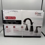 Delta Sandover Widespread Bathroom Faucet Venetian Bronze- New Sealed. Fixed Price $87.00.