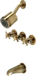 Kingston Brass KBX8133DX Concord Triple-handle Tub Shower Faucet. Fixed Price $119.00.