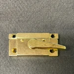 (12 Pack) As-is Narrow Sash Lock Brass Plated. Fixed Price $16.23.