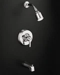 Kohler Coralais Tub & Shower Valve Trim, Metal Handle, K-T15101-4-CP, Chrome.. Fixed Price $299.00.