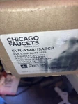 Chicago Faucets EVR-A12A-13ABCP Touchless Sensor Bathroom Sink Chrome. Fixed Price $124.24.