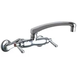Chicago Low Kitchen Faucet, Manual, 3" To 8-3/8" Mount, 2 Hole. Fixed Price $552.43.