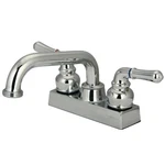 Kingston Brass KB247.NML Gpm Deck Mounted Double Handle Laundry - Chrome. Fixed Price $87.72.
